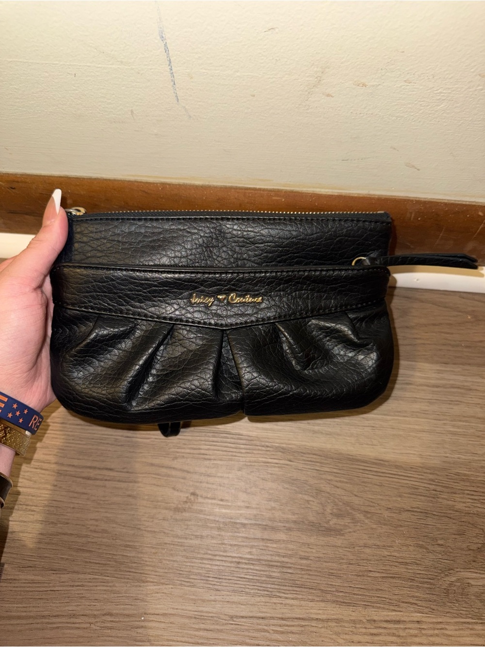 Juicy couture Leather Wristlet Clutch